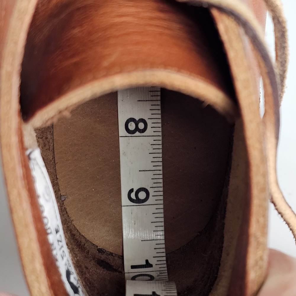 Truman Boot Co Service Work Boots Mens Size 6 USA Chukka Dainite Lug Sole Tan - Picture 16 of 16